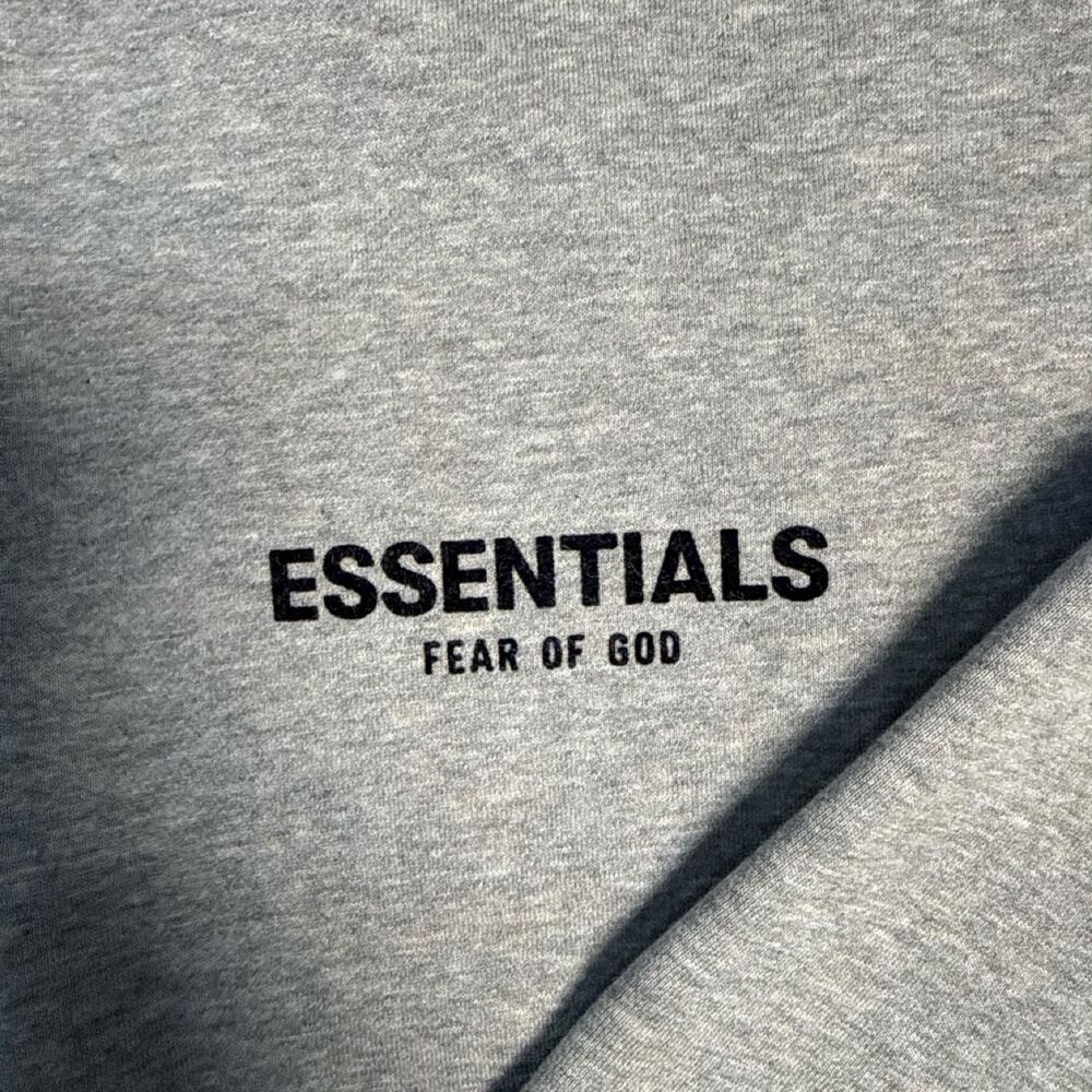 Essentials Fear-of-god Men's Grey Hoodie - Picture 3 of 6